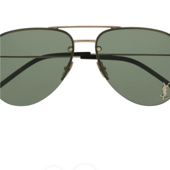 SAINT LAURENT CLASSIC 11 M-003 UNISEX AVIATOR SUNGLASSES - Picture 5 of 9